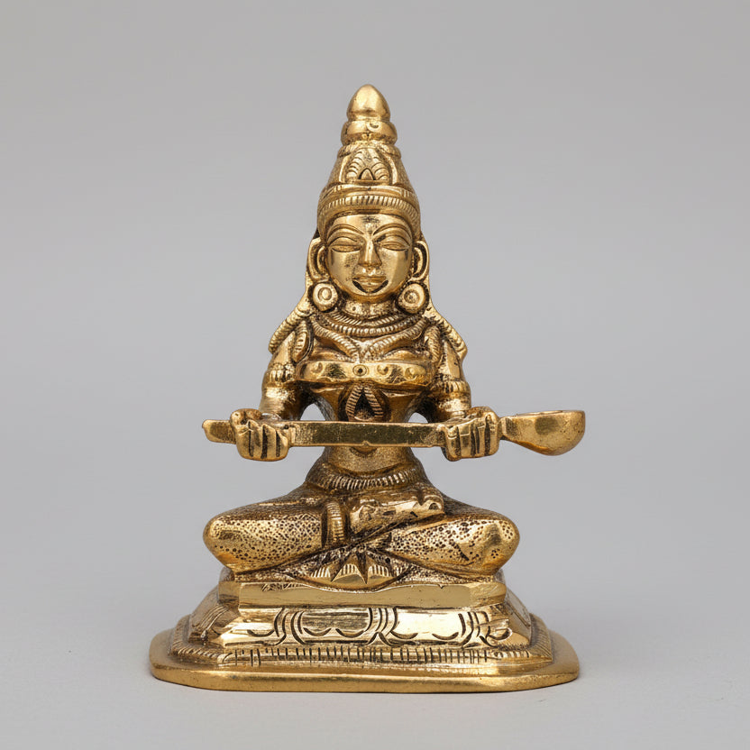 Goddess Annapurna Brass Statue