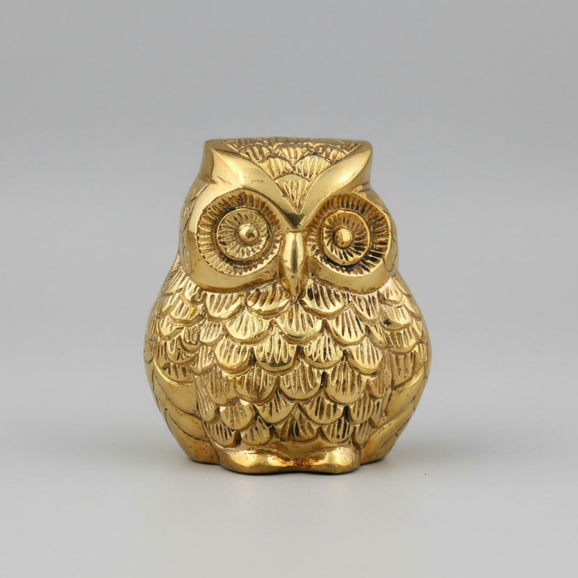 Owl Vastu Brass Idol