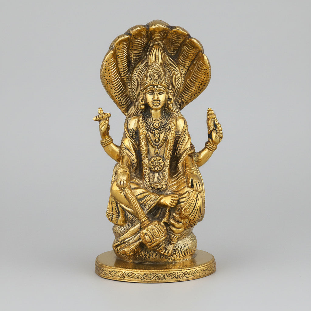 Lord Maha Vishnu Brass Idol