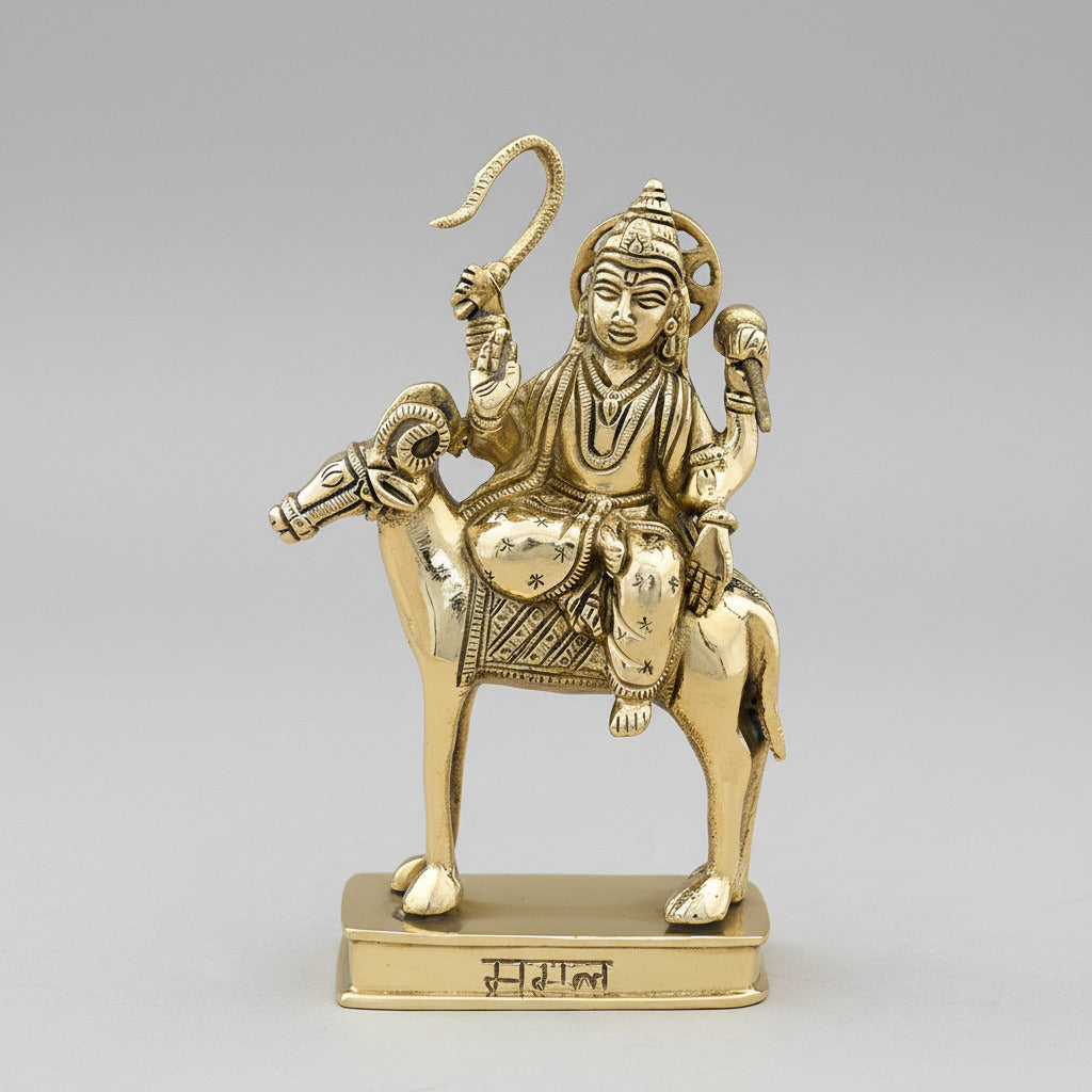 Mars Mangal Graha Brass Idol