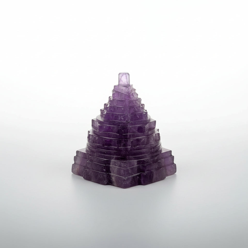 Amethyst Shree Yantra - 85 gms