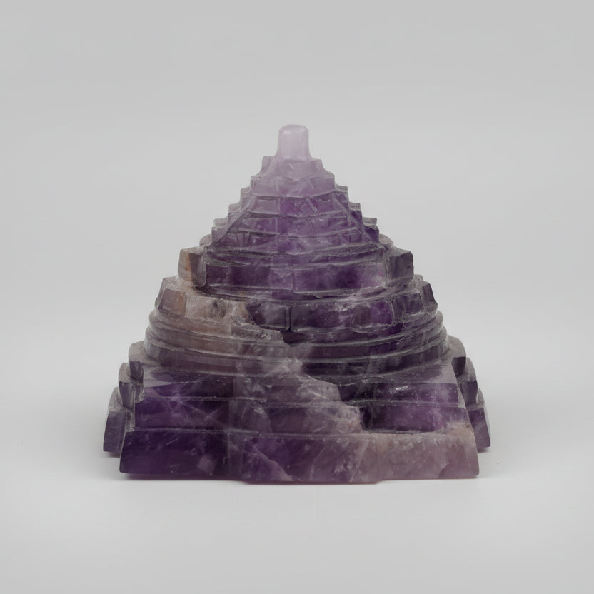 Amethyst Shree Yantra - 133 gms