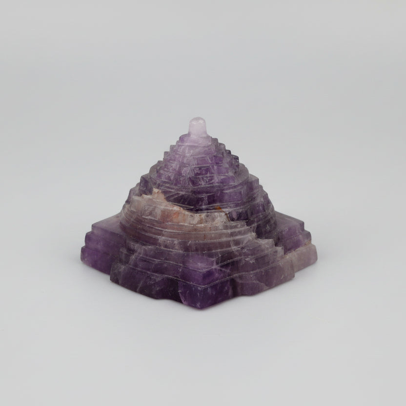 Amethyst Shree Yantra - 133 gms