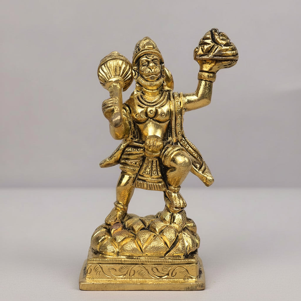 Brass Hanuman Murti