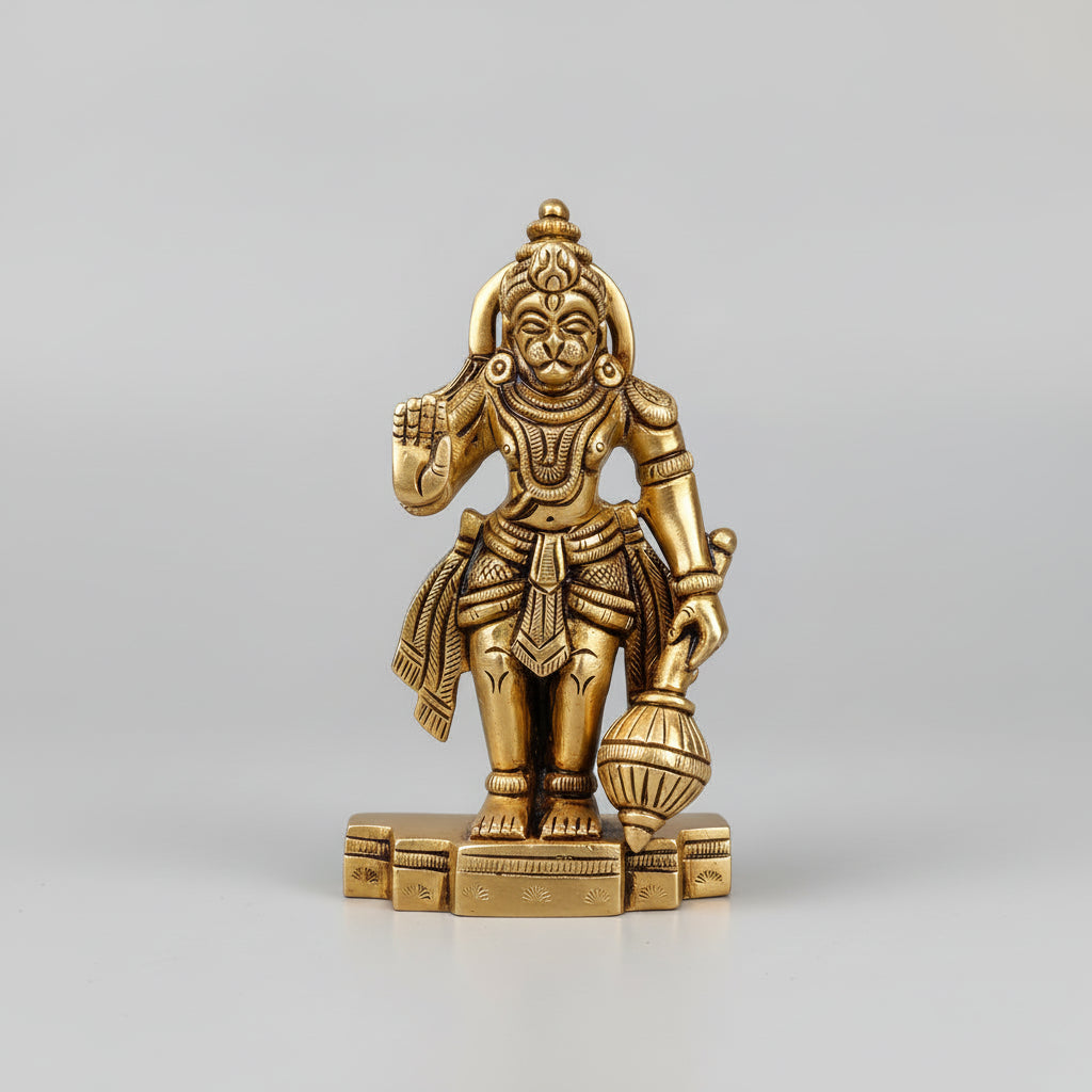 Lord Hanuman Brass Idol