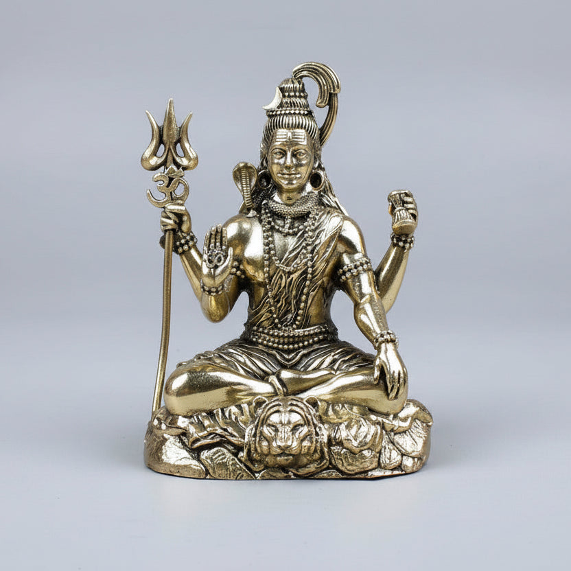 Blessing Shiva Ashtadhatu Idol