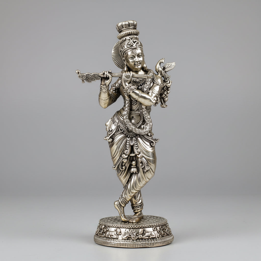 Muralidhar Krishna Ashtadhatu Idol