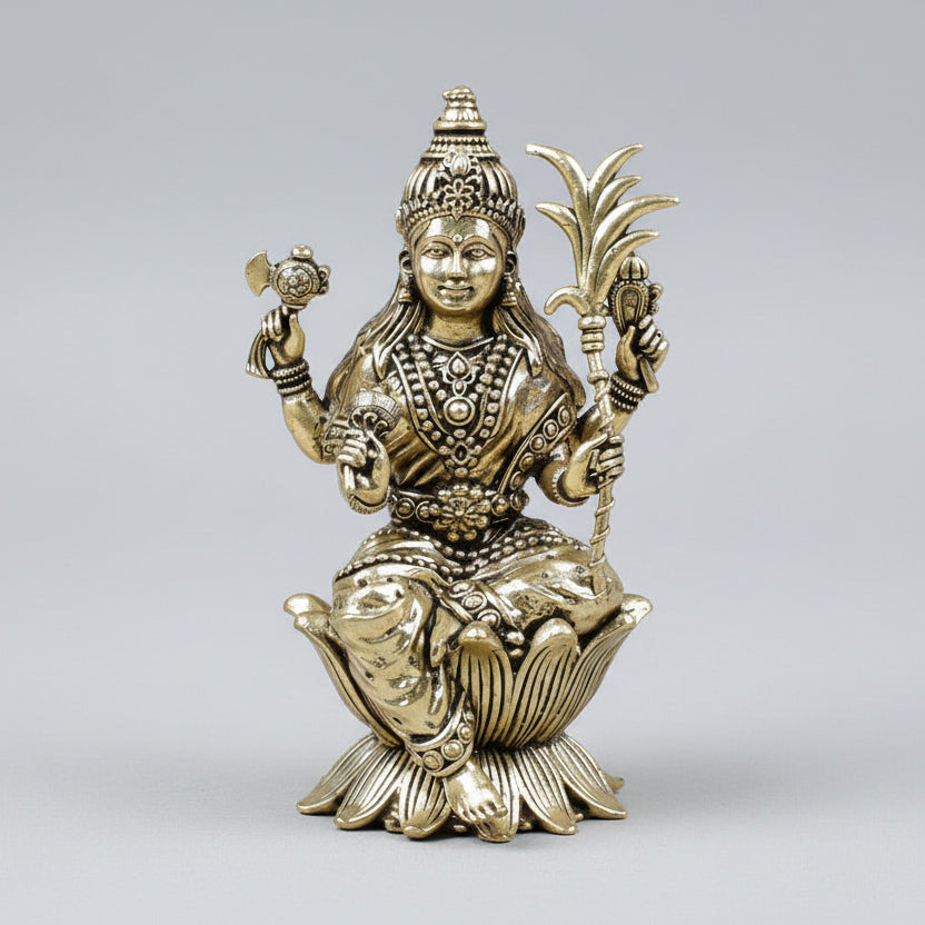 Lalita Tripursundari Mahavidya Ashtadhatu Idol