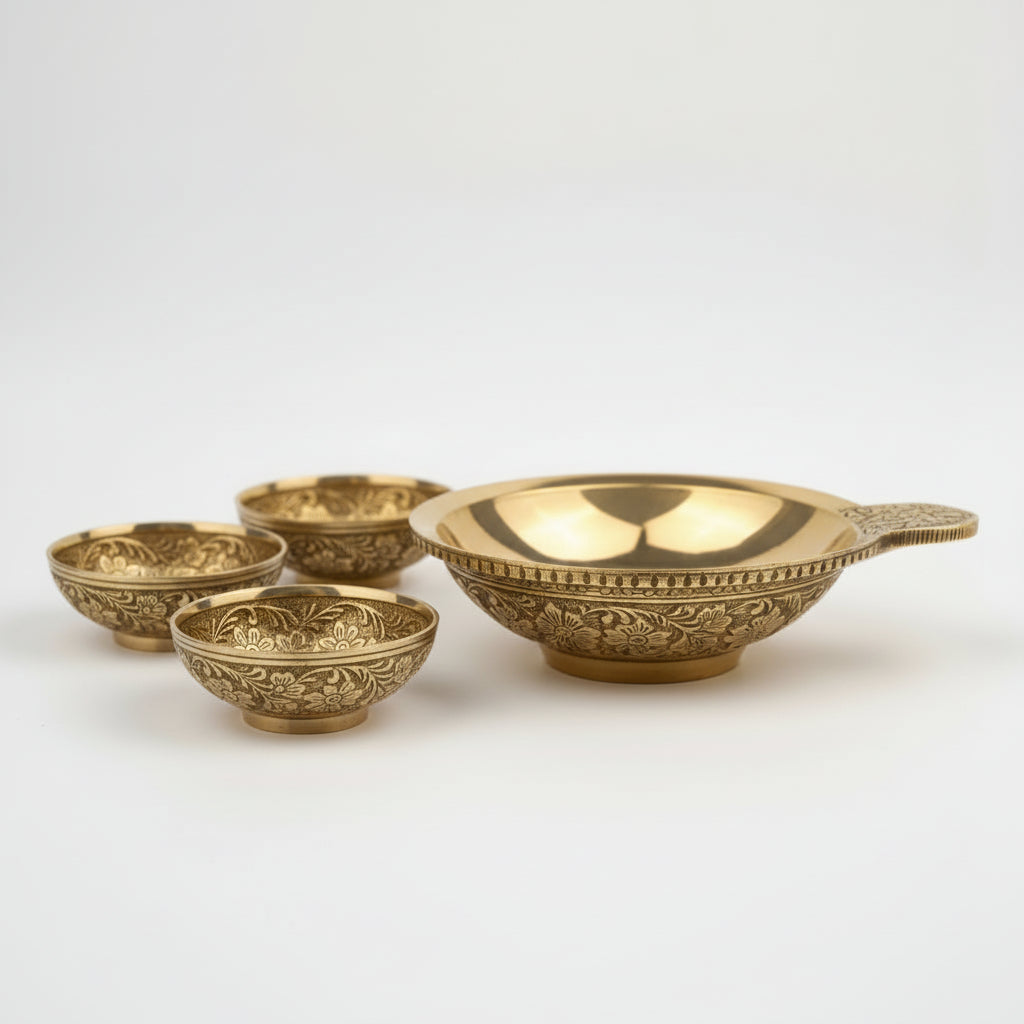 Bowl Diya In Brass