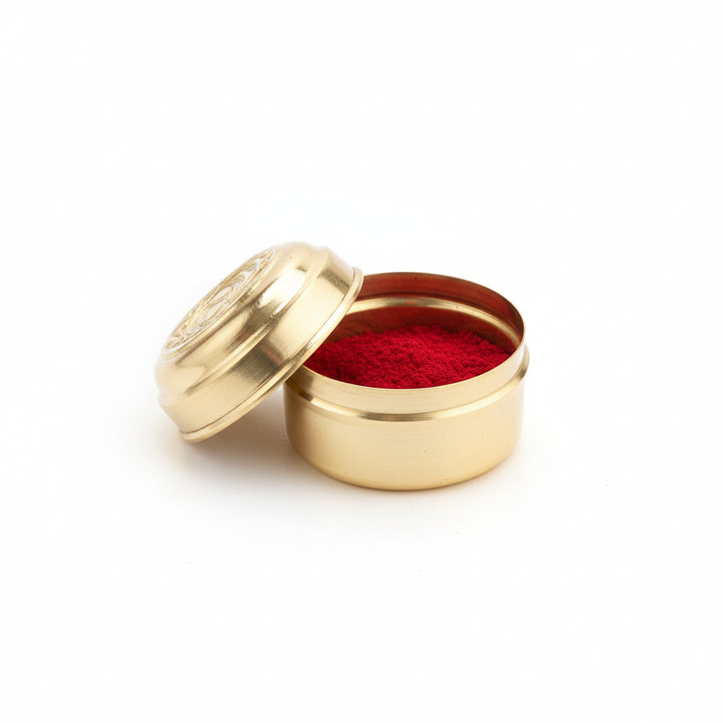 Kamakhya Sindoor-Brass Container