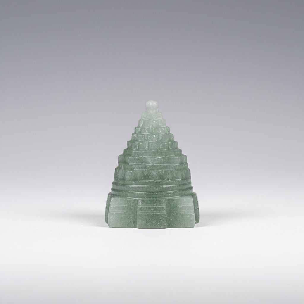 Light Green Jade Shree Yantra 78.45 gms