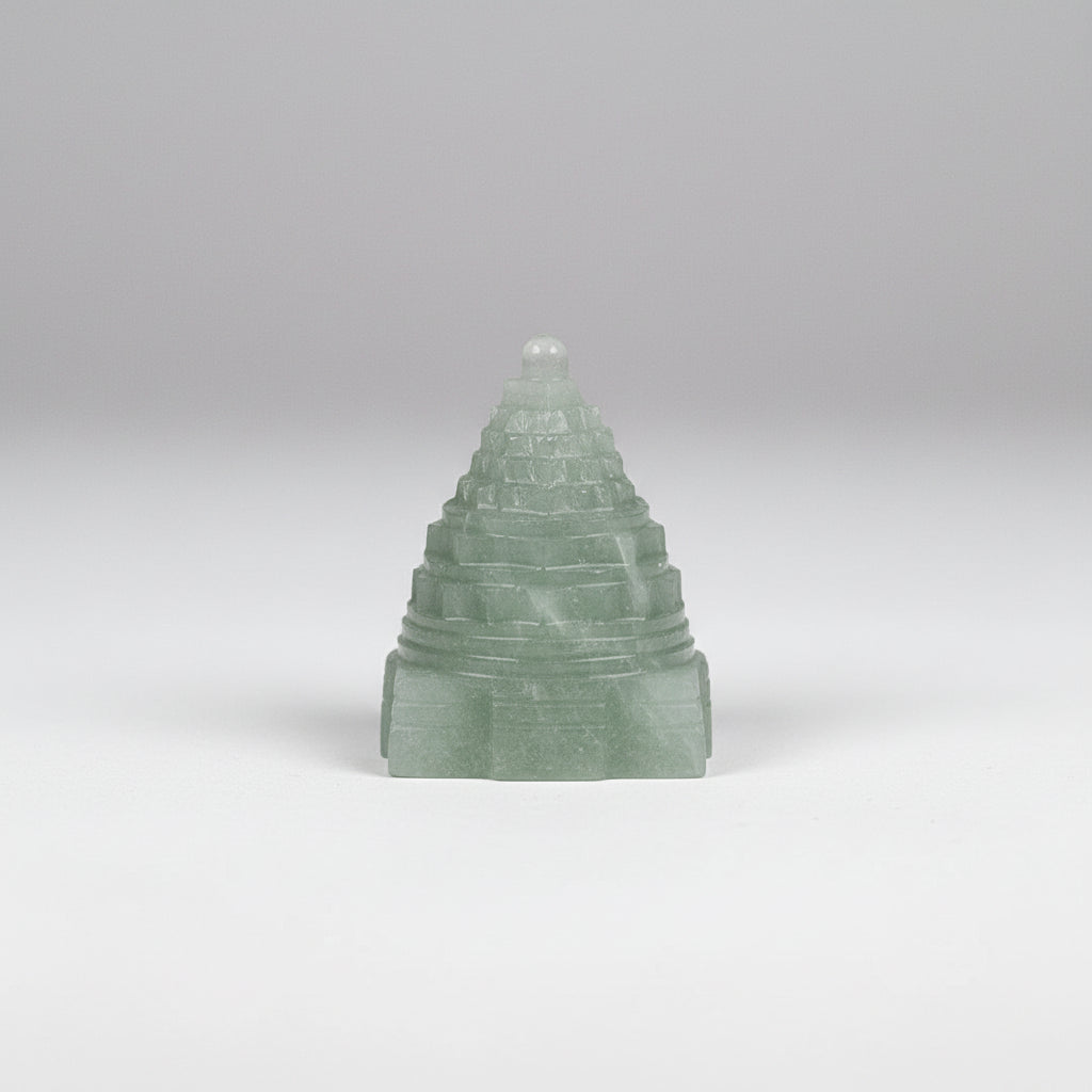 Light Green Jade Shree Yantra 78.45 gms
