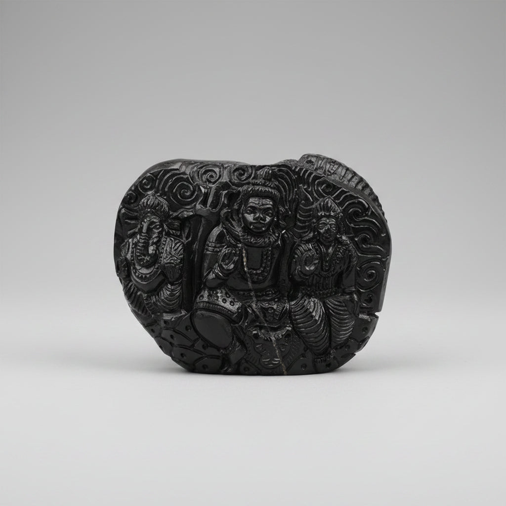 Shiva Parivar Shaligram Murti