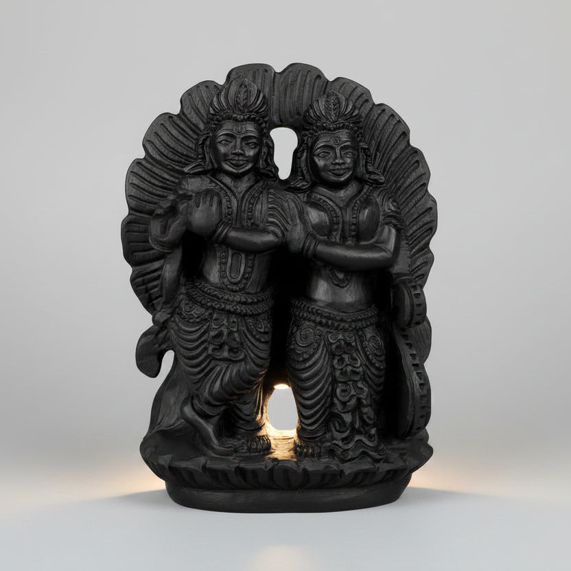 Radha Krishna Shaligram Idol