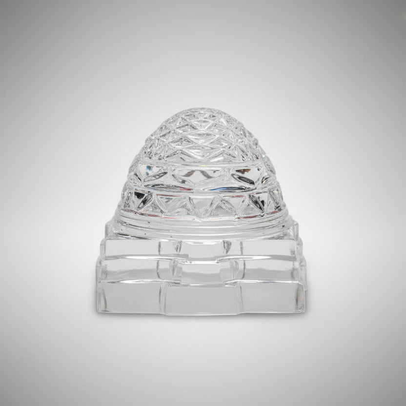 Meru Sphatik Shree Yantra (Dome Shape) - 230 gms