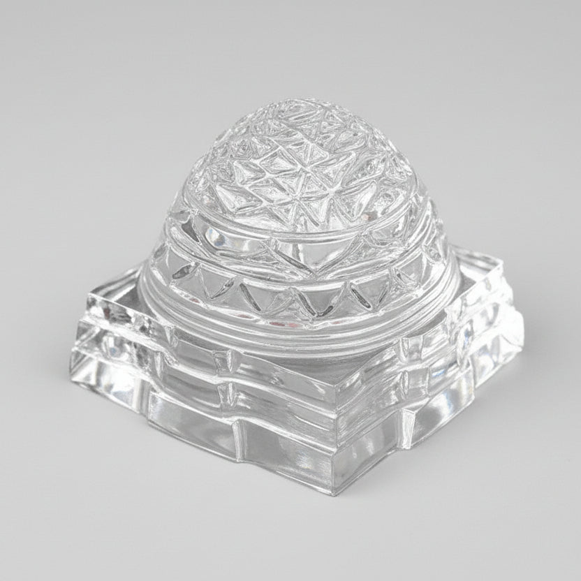 Meru Sphatik Shree Yantra (Dome Shape) - 230 gms