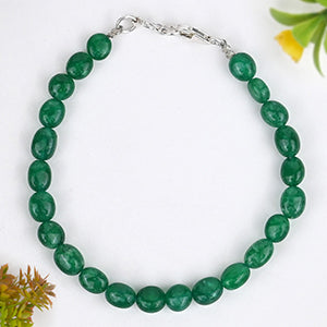 Emerald Oval Bracelet-39.7 carats