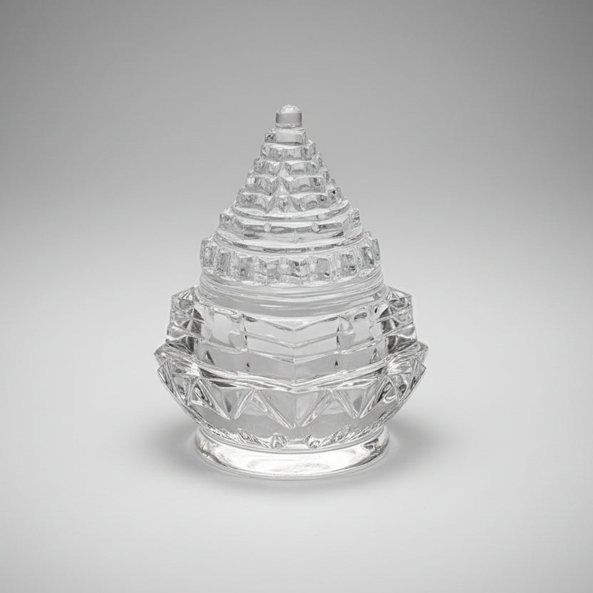 Sphatik Shree Yantra on Lotus - 288 gms