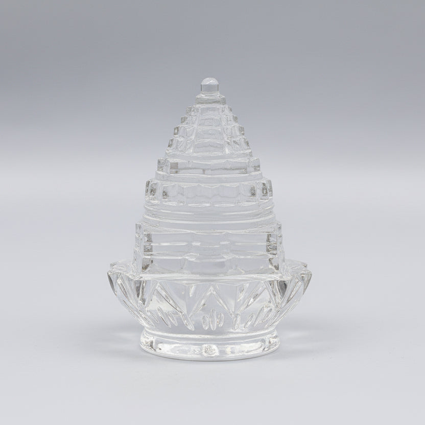 Sphatik Shree Yantra on Lotus - 288 gms
