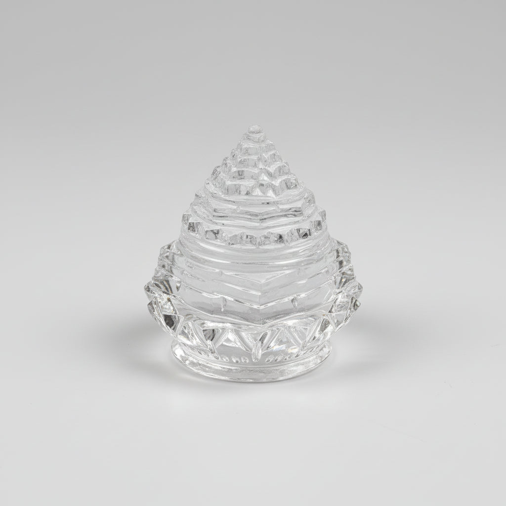Sphatik Shree Yantra on Lotus - 195 gms