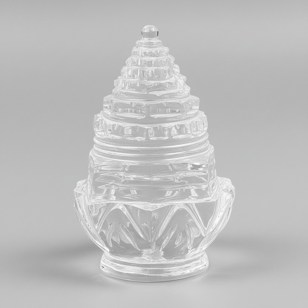 Sphatik Shree Yantra on Lotus - 97 gms
