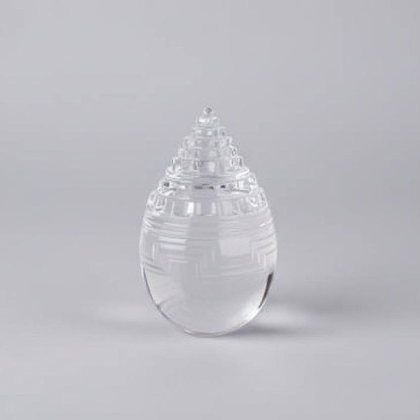 Sphatik Shree Yantra with Lingam 172 gms