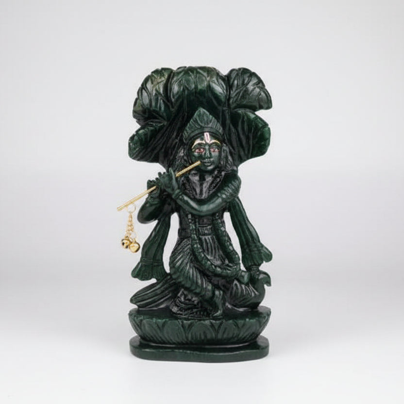 Green Aventurine Krishna - 1055 gms