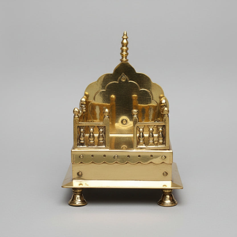 Brass Singhasan God Throne-10 inches