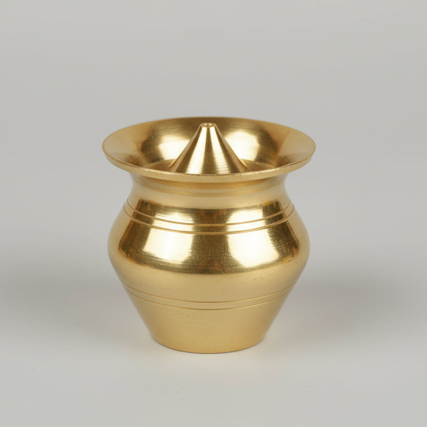 Kalash Design Agarbatti Brass Incense Stand-Large