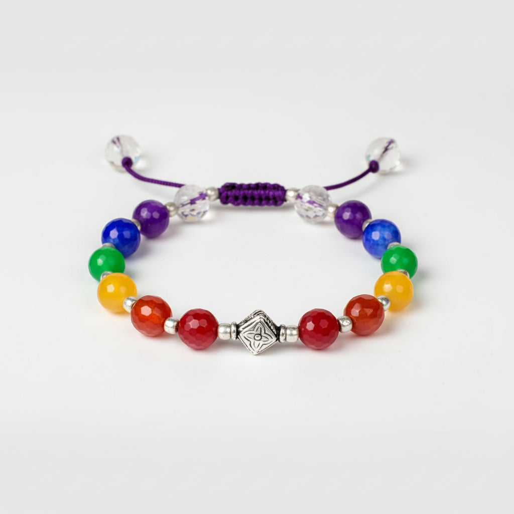 Seven Chakra Gemstone Bracelet