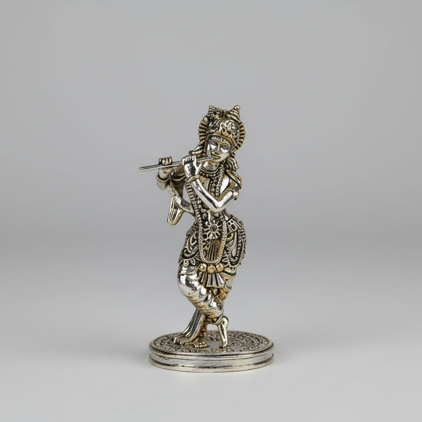 Bansuri Krishna Ashtadhatu Idol