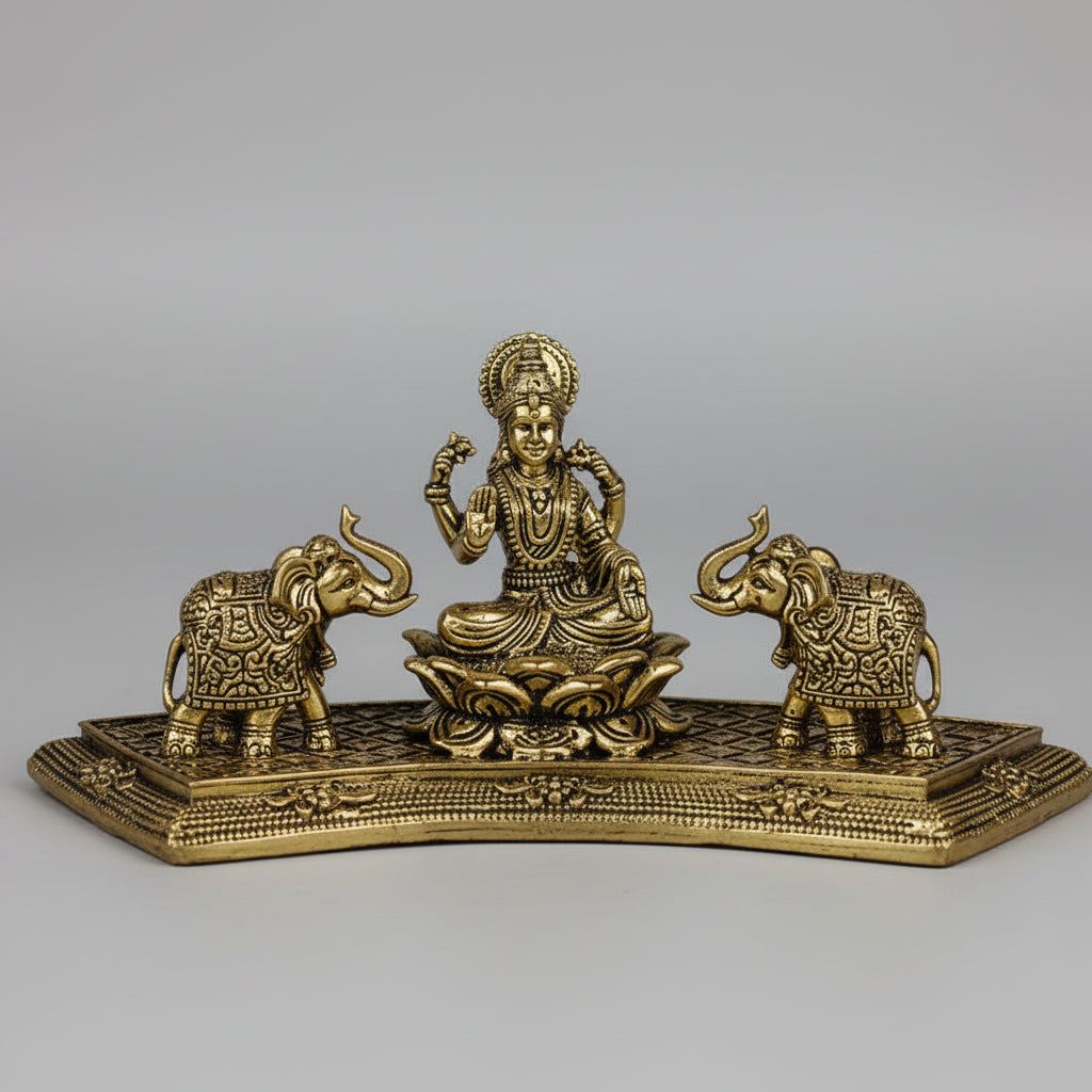 Gajalaxmi Ashtadhatu Idol