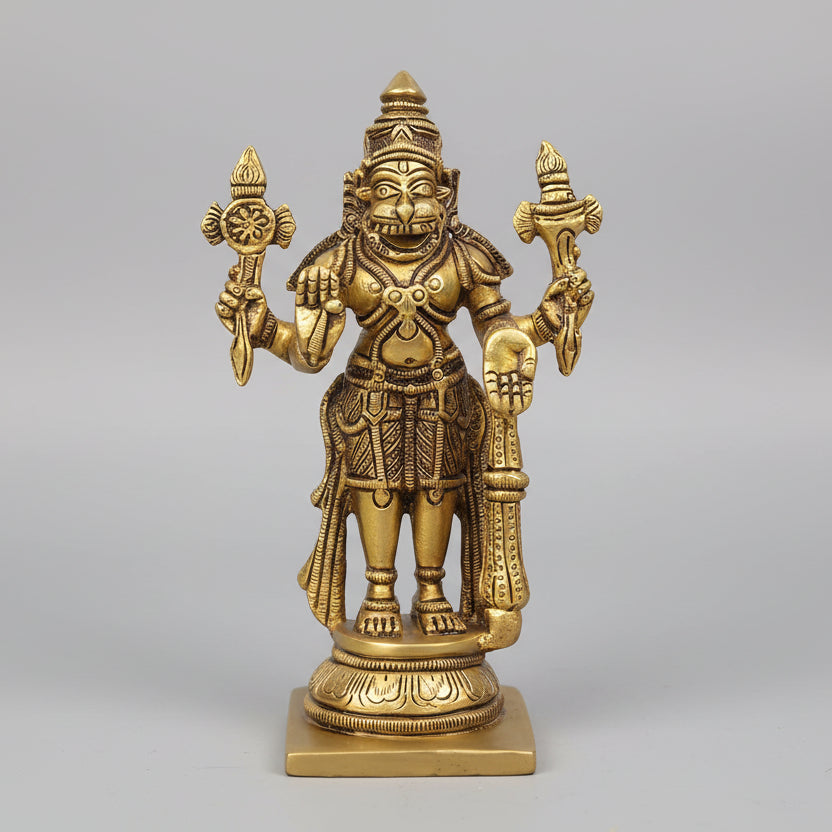Lord Narasimha Brass Statue