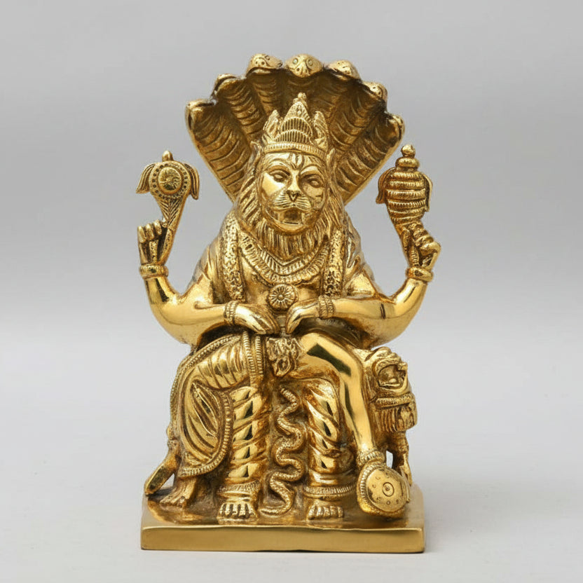 Narasimha Brass Idol