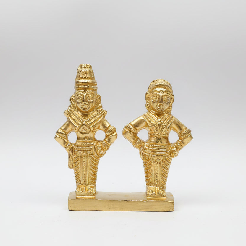 Vithoba Rakhumai Murti in Brass