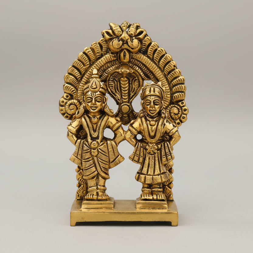 Vitthal Rukmini Brass Murti