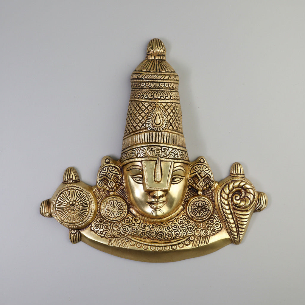 Tirupati Balaji Face in Brass