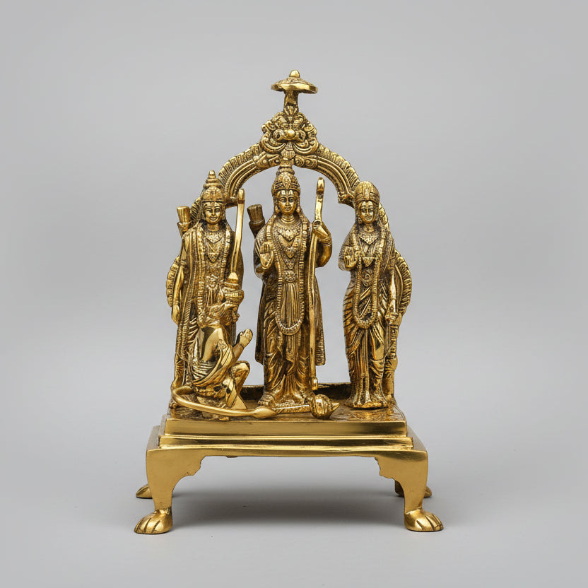 Brass Ram Darbar Brass Murti Set