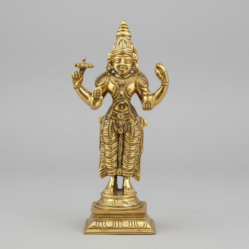 Bhagwan Dhanavantri Brass Murti