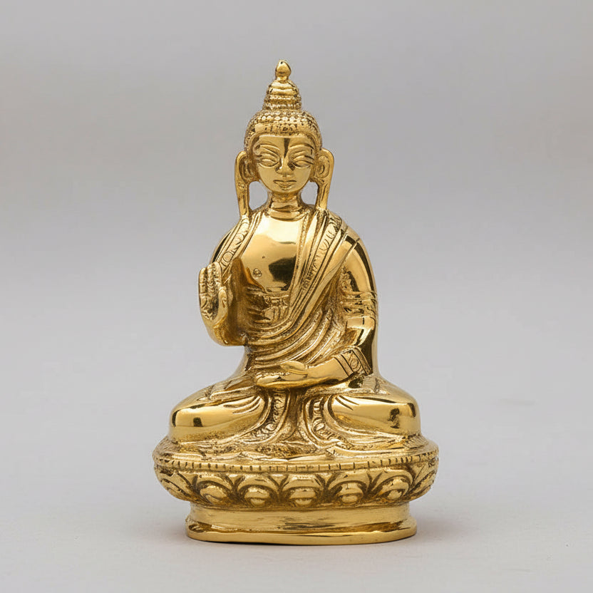 Lord Buddha Brass Idol