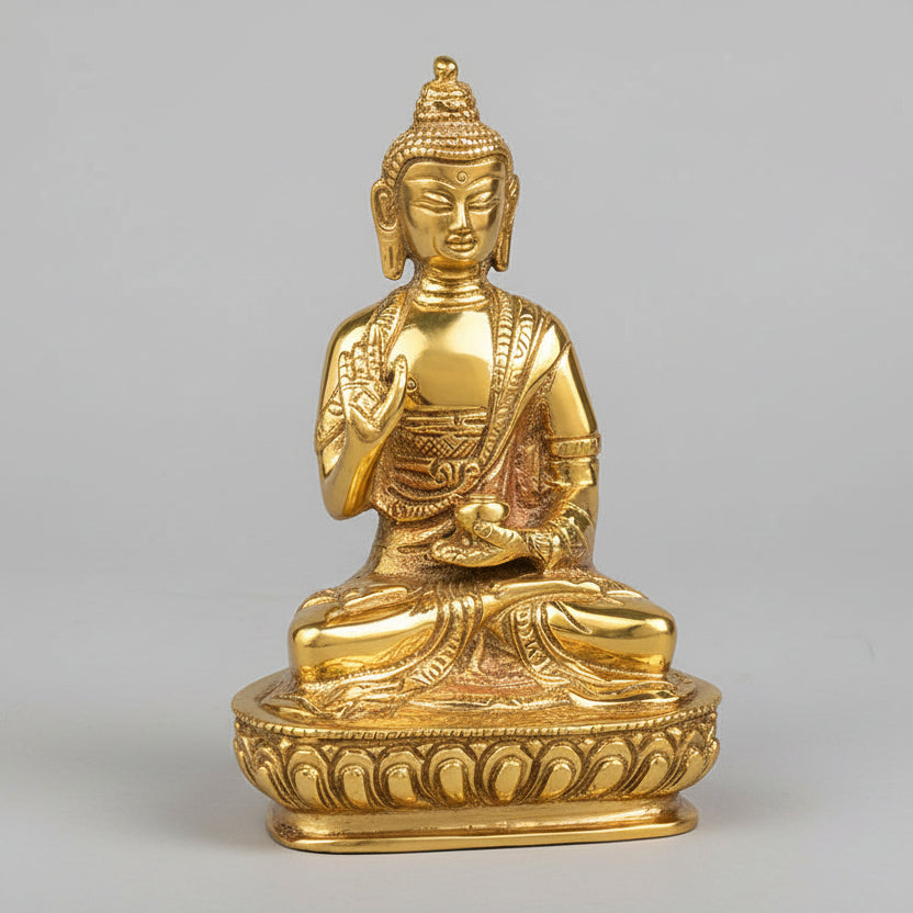 Buddha Shining Brass Idol