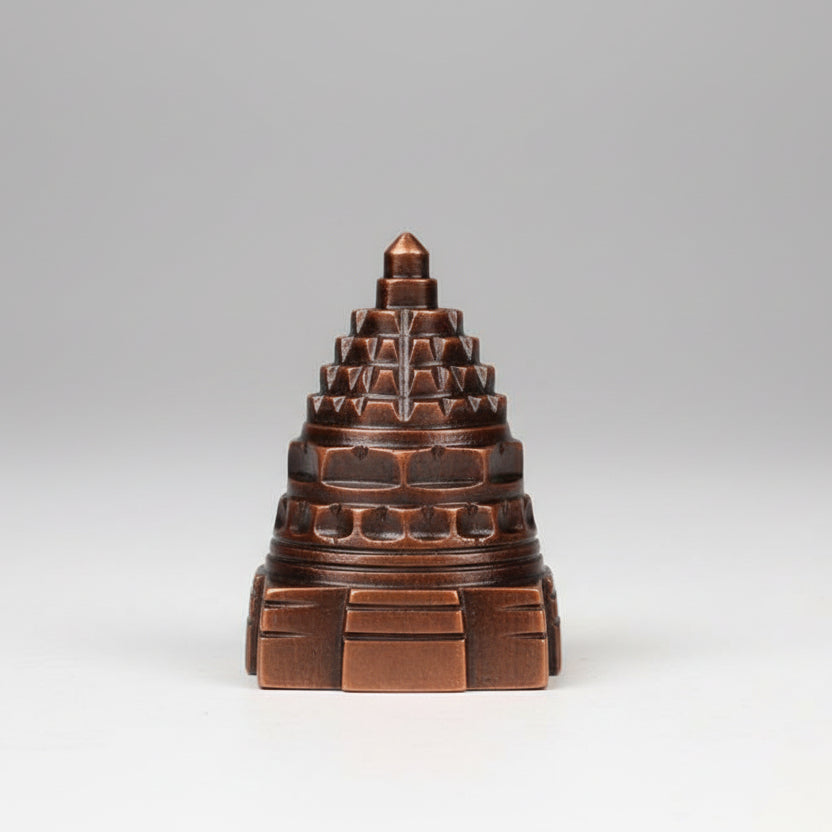 Shree Yantra in Tiger Eye Stone 73 gms