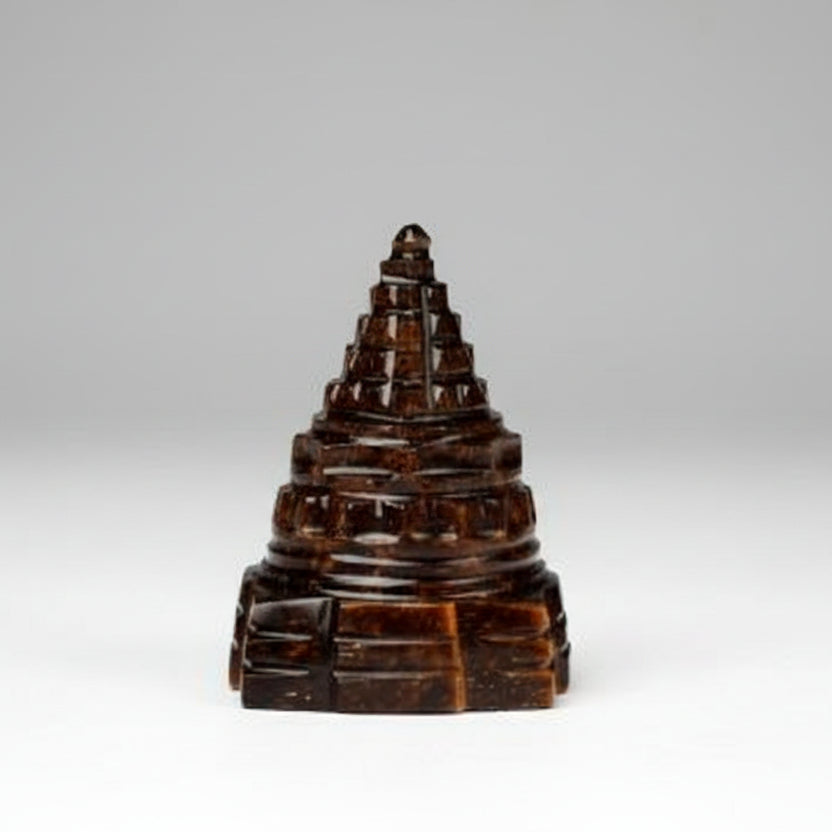 Shree Yantra in Tiger Eye Stone 40 to 50 gms