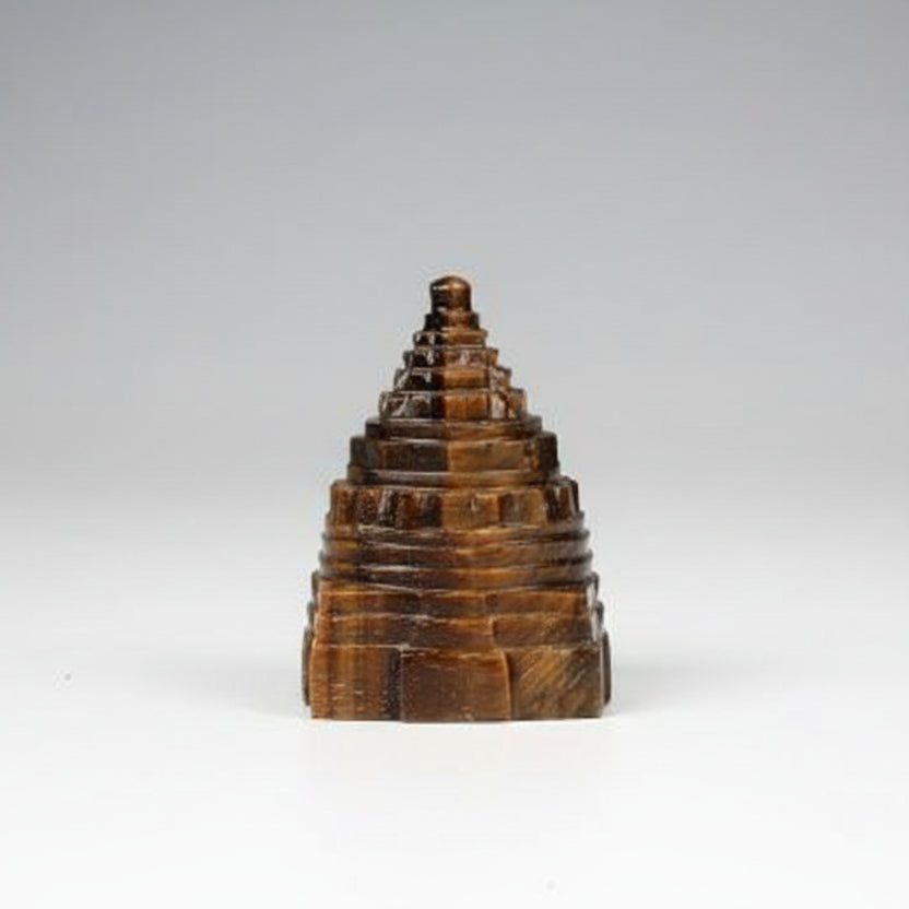 Shree Yantra in Tiger Eye Stone 94 gms I