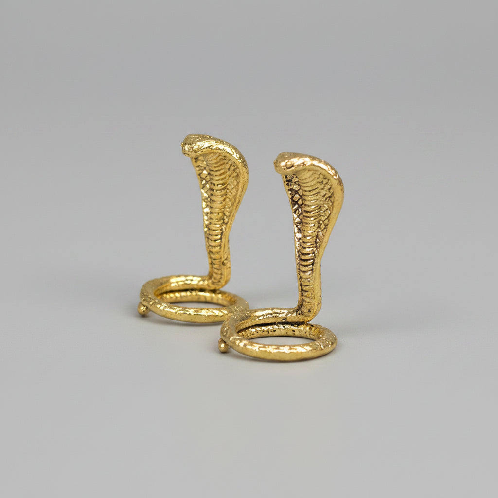 Ashtadhatu Naag Nagin Set (Pair of Snakes)-Small