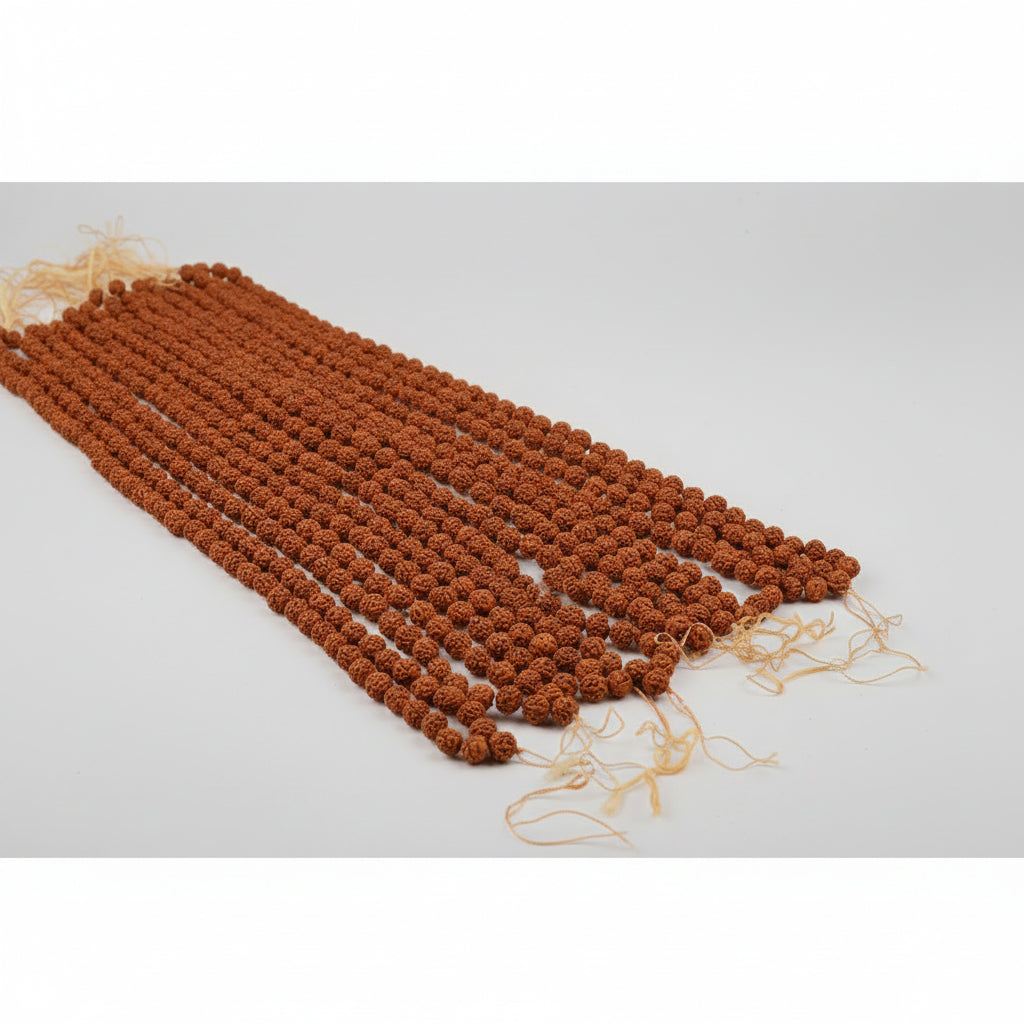 Rudraksha Mala Set Of 9 (9 mm)-Without Knots