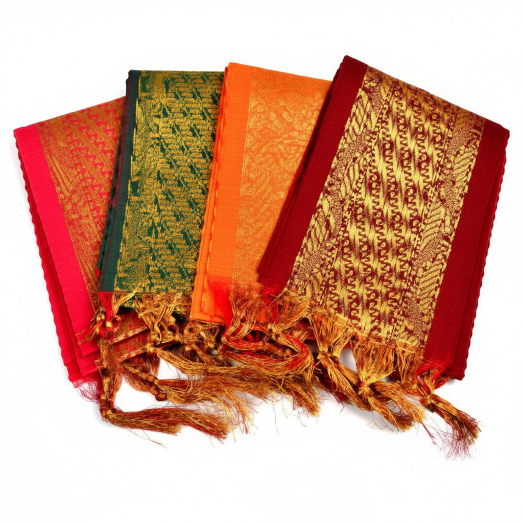 Designer Angavastram-Orange