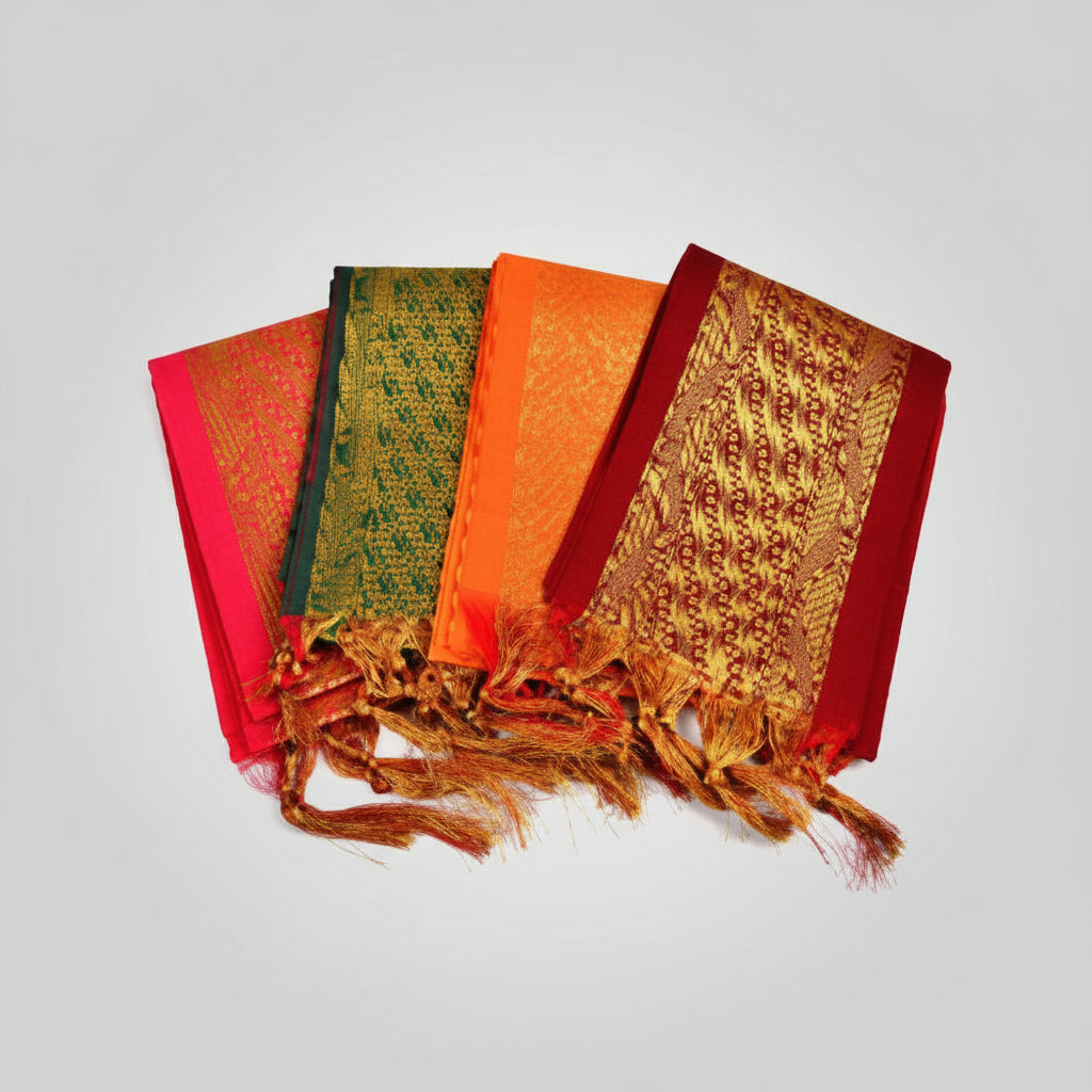 Designer Angavastram-Maroon