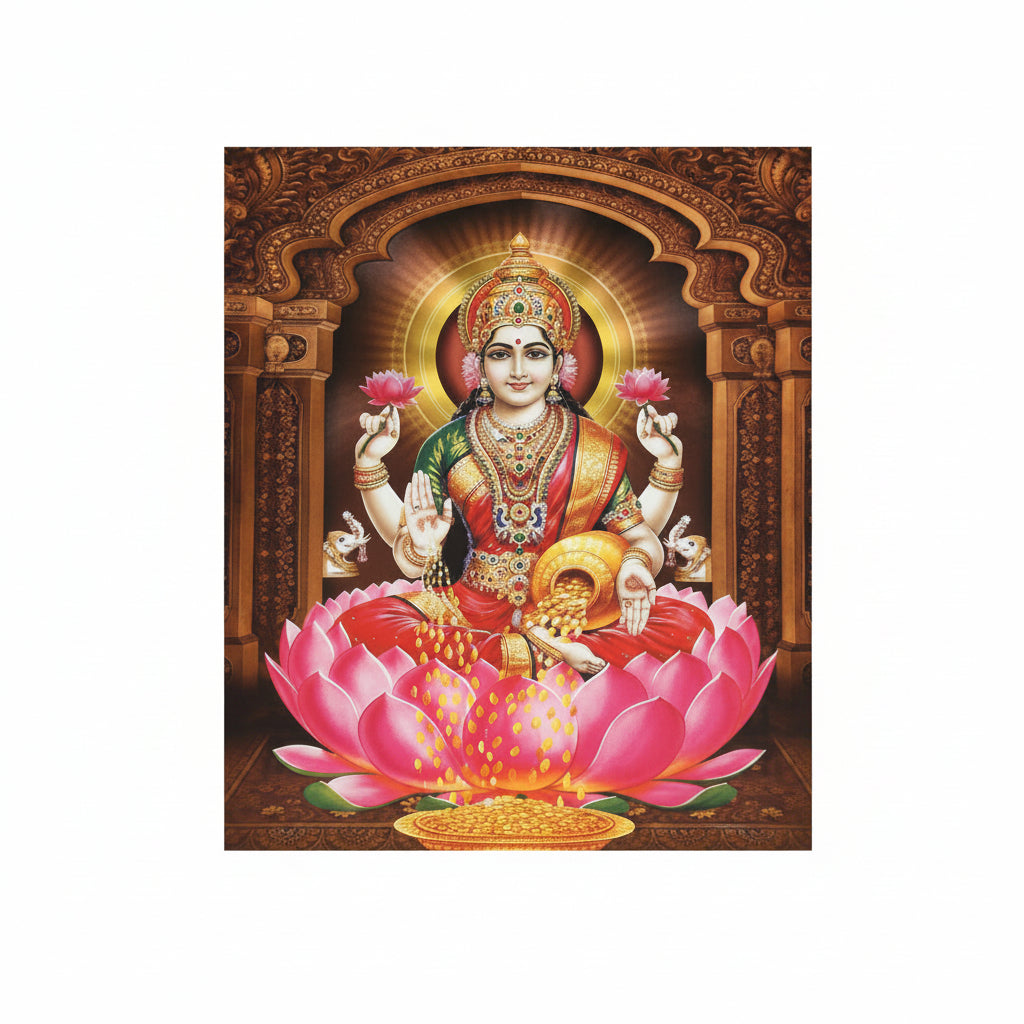 Lakshmi Photo (Large)-With Frame II