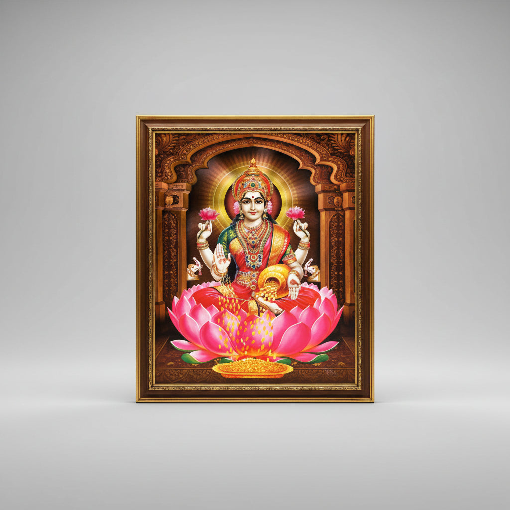 Lakshmi Photo (Large)-With Frame I